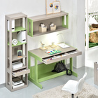 Children's room Frame bed with wheeled drawers