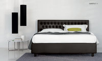 Modern Dizzy Bed with quilted headboard and substrate in many dimensions