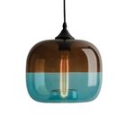 Modern glass lamp in combination color