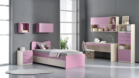 Children's room with Cuore bed