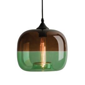 Modern glass lamp in combination color