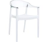 Καρέκλα white/violet ακριλική εξωτερικού χώρου