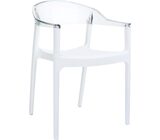 Καρέκλα white/violet ακριλική εξωτερικού χώρου