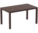 Outdoor polypropylene teak table