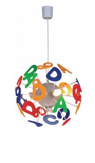 PENDANT LIGHTING WITH LETTERS ΟR NUMBERS