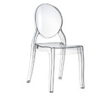 Translucent acrylic chair for outdoor use