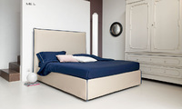 Modern You-Me Bed with simple design and removable covers