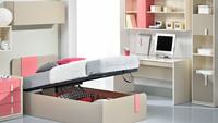 Children's room Tablet bed with mattress lifting mechanism