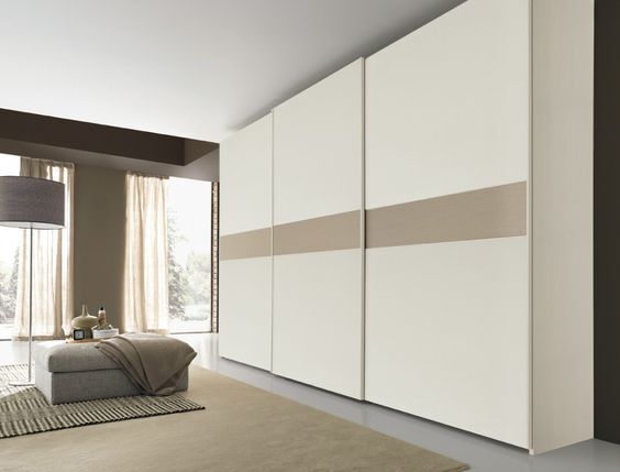 Sliding Vitality 10 wardrobe with two-tone color in many dimensions