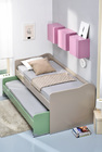 Children's room with Balloon raised bed and second wheeled bed