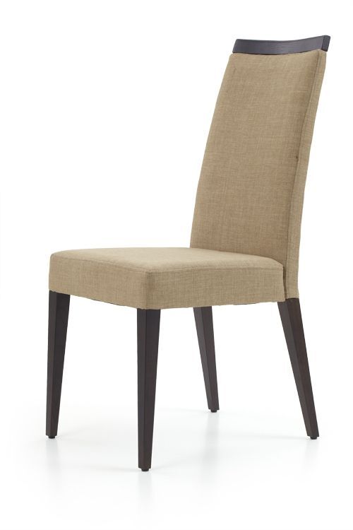 Modern chair with wooden legs and high back Kansas