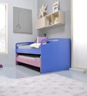 Children's room with Flexy raised bed and second wheeled bed.