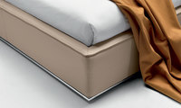 Street bed in modern style with detachable covers and storage space