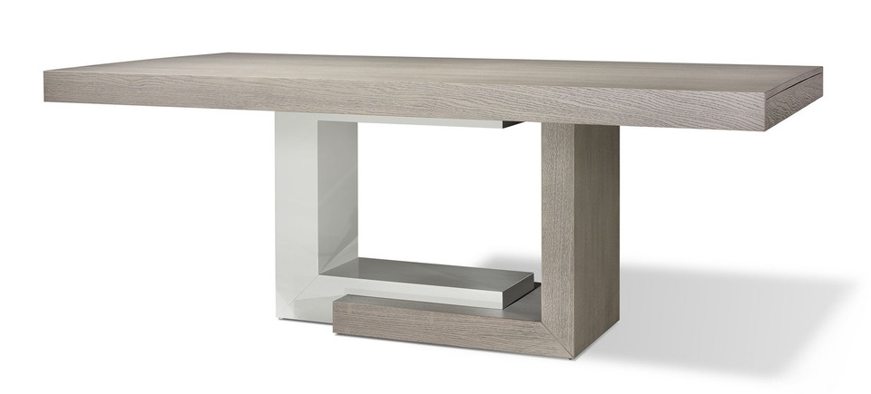 Modern table made of oak wood expanding Nuovo